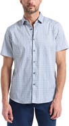 Robert Graham Napier Short Sleeve Stretch Cotton Button-Up Shirt