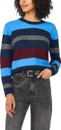 Vince Camuto Stripe Crewneck Sweater