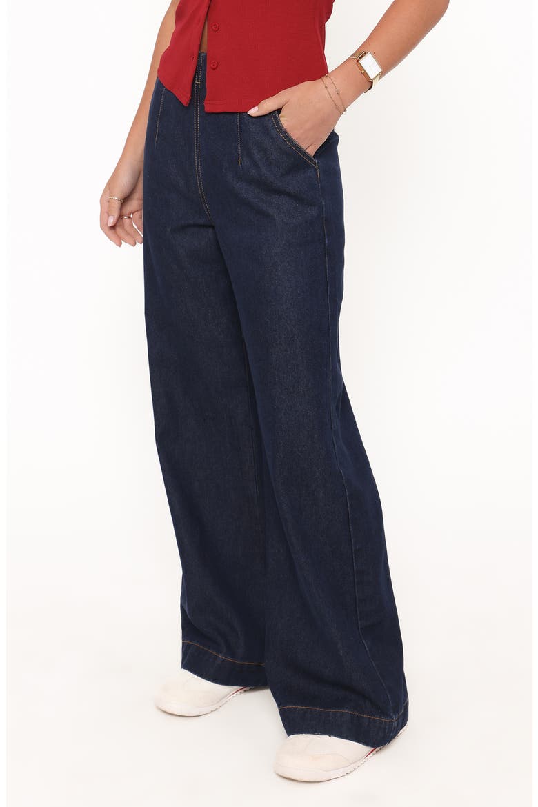 Evandra High Waist Straight Leg Jeans, Alternate, color, INDIGO