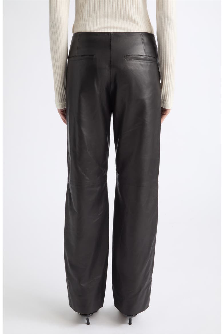 Easy Leather Trousers, Alternate, color, BLACK