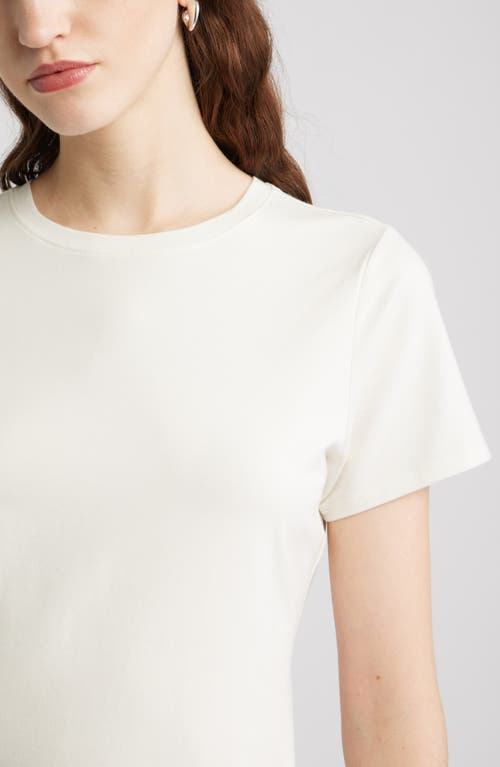 Nordstrom Pima Cotton Blend Crewneck T-shirt In White