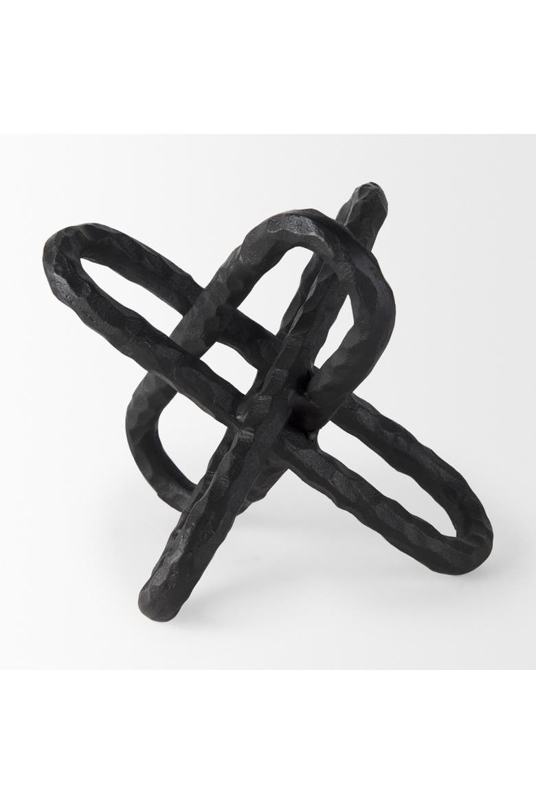 Wilhelm Metal Link Decor Object, Alternate, color, Black