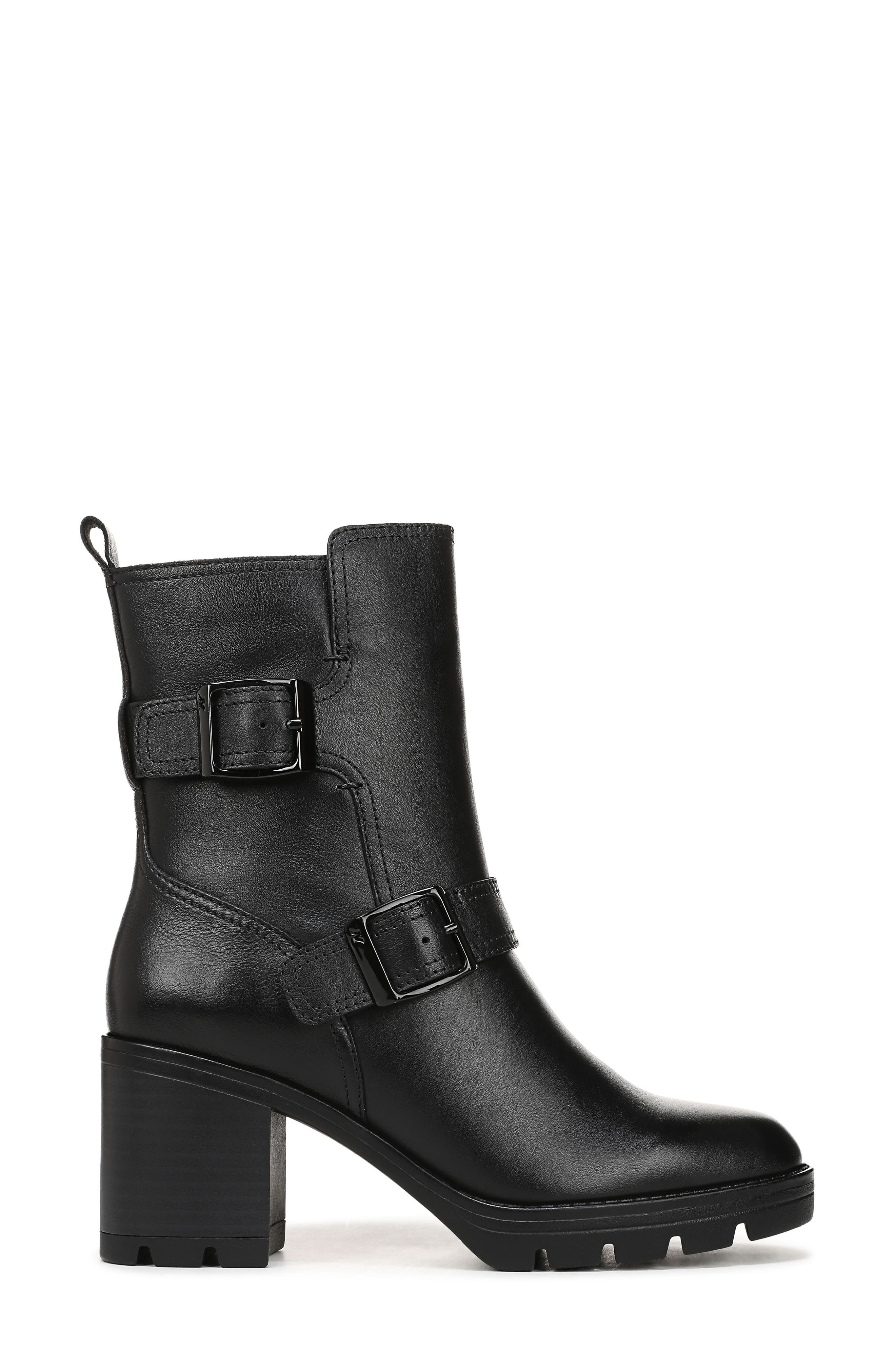 Naturalizer Vail Buckle Boot, Alternate, color, Black