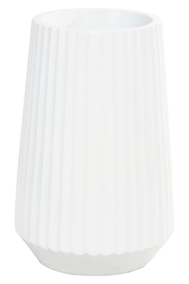 Resin Vase, Main, color, WHITE