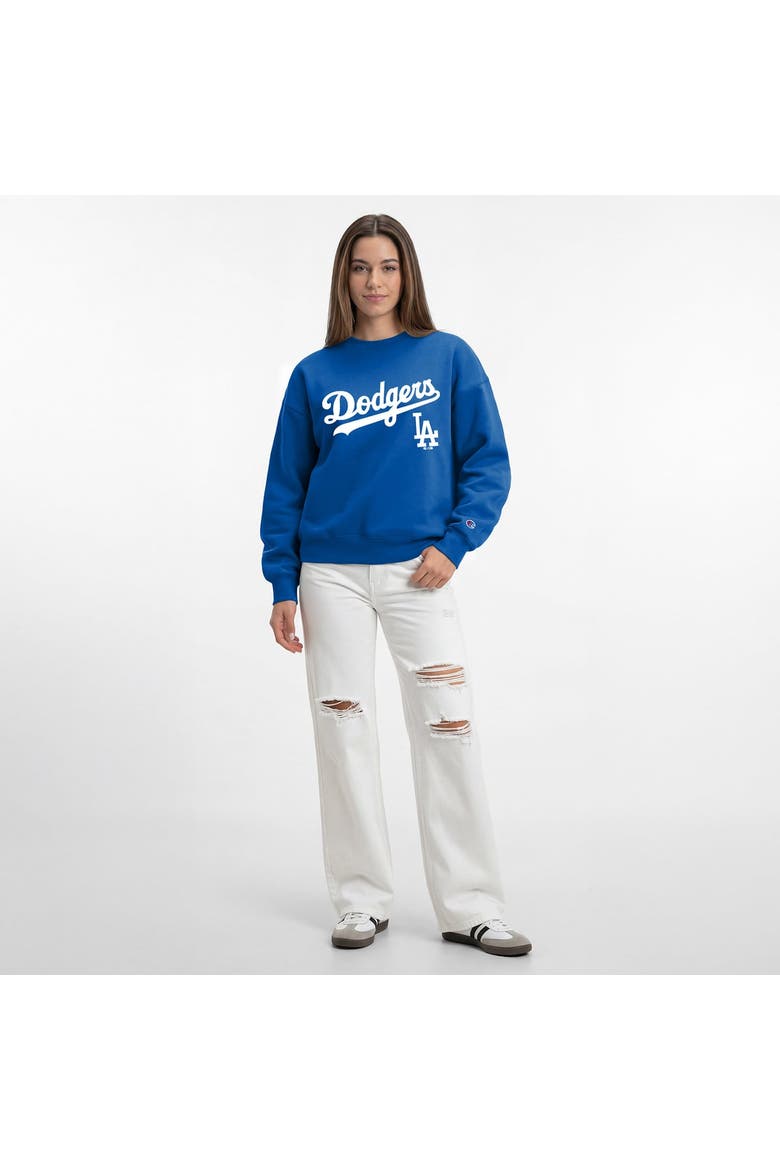 Women's Champion  Royal Los Angeles Dodgers All-Star Sweatshirt, Alternate, color, Royal