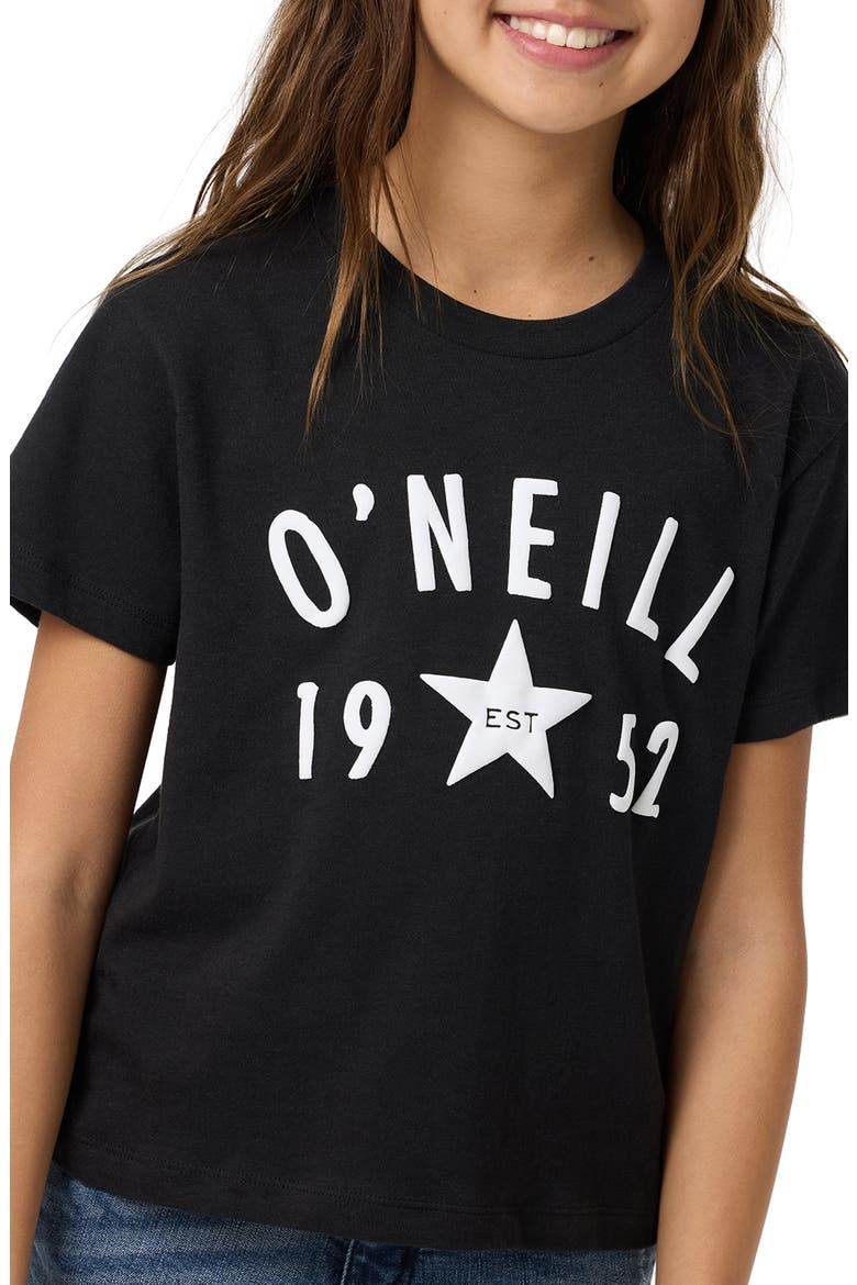 Kids' Starry Willa Skimmer Graphic T-Shirt, Alternate, color, BLACK