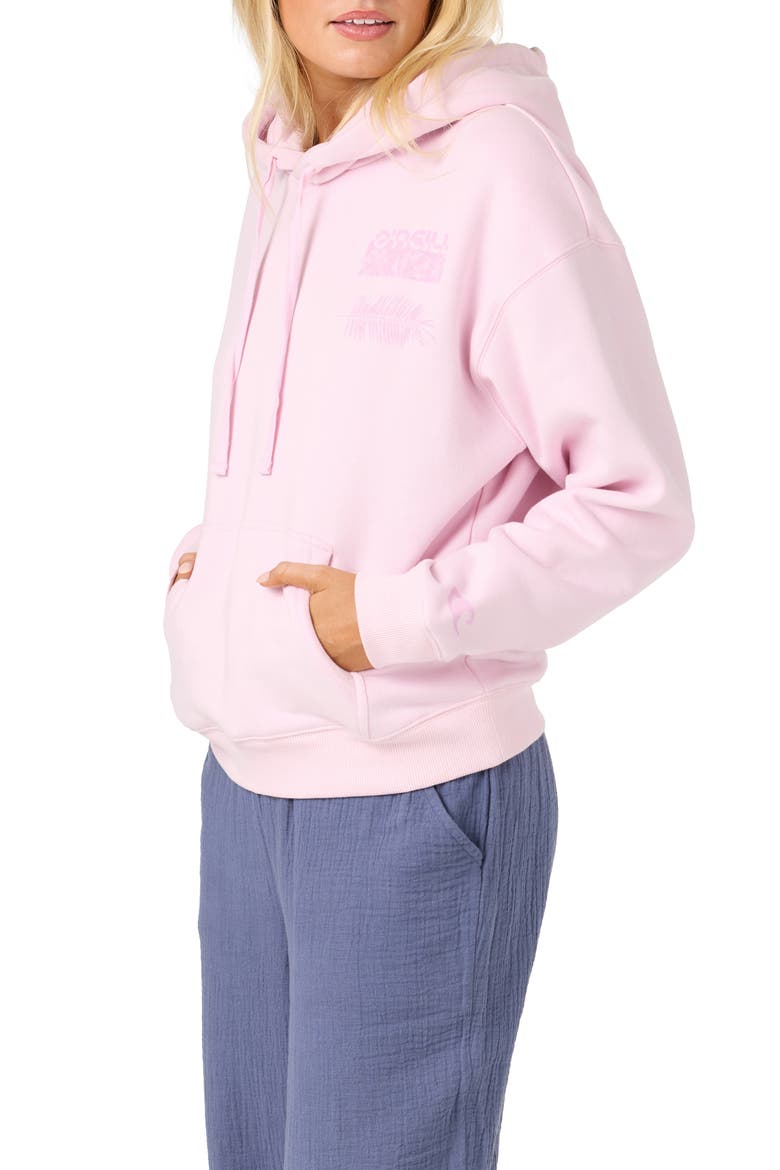 Botany Relaxed Graphic Hoodie, Alternate, color, PINK