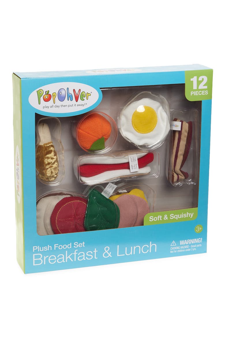 Plush Breakfast 12-Piece Play Set, Main, color, NO COLOR FAMILY