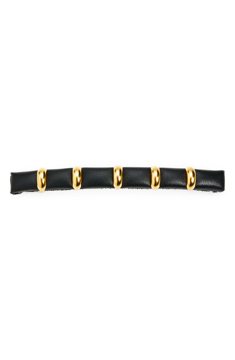 L. Erickson Chiara Barrette, Main, color, Black/ Gold