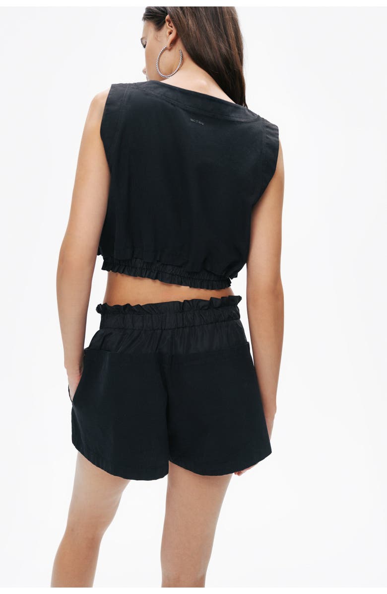 Nocturne Mini Shorts with Printed Details, Alternate, color, 