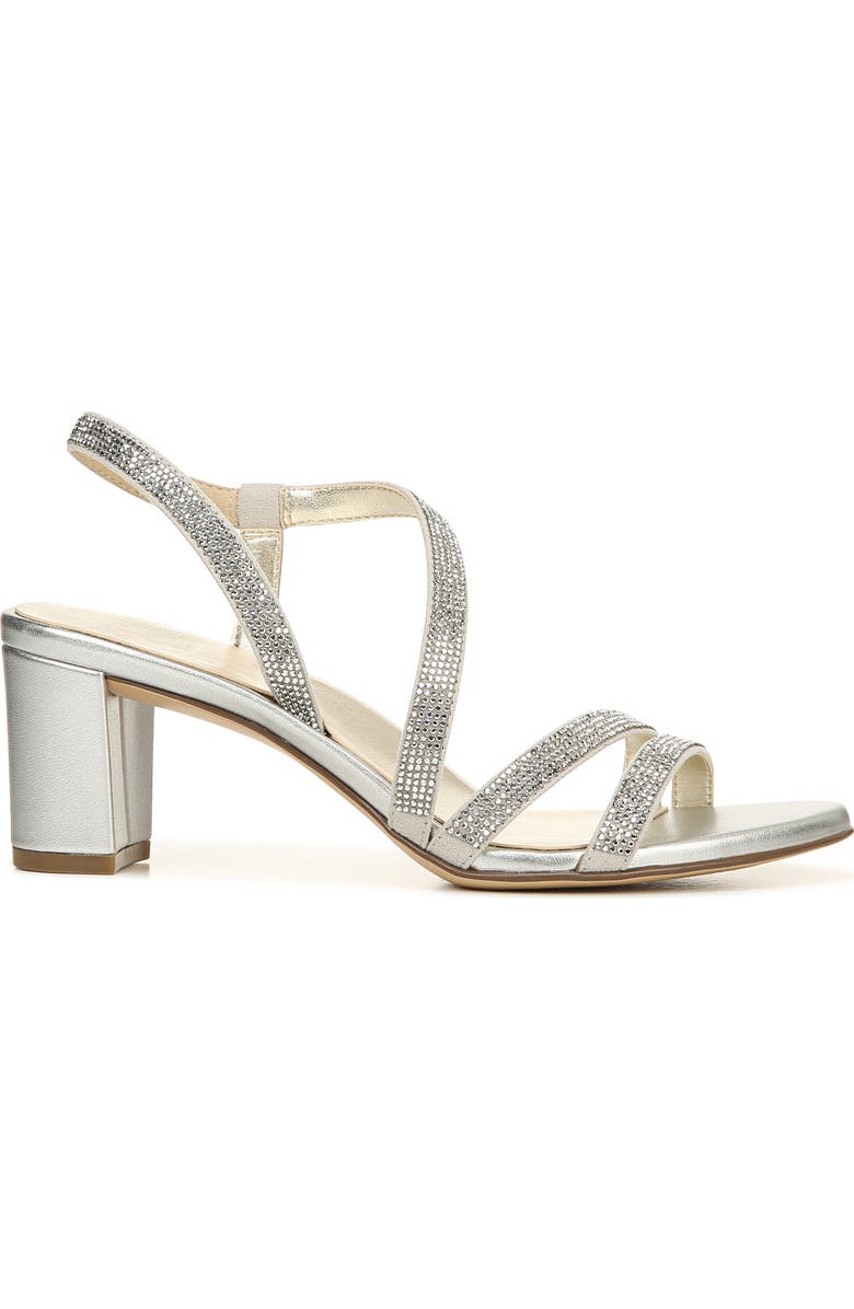 Naturalizer Vanessa Sandal, Alternate, color, Silver