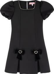 Juliette Kids' Pearl Trim Scuba Dress