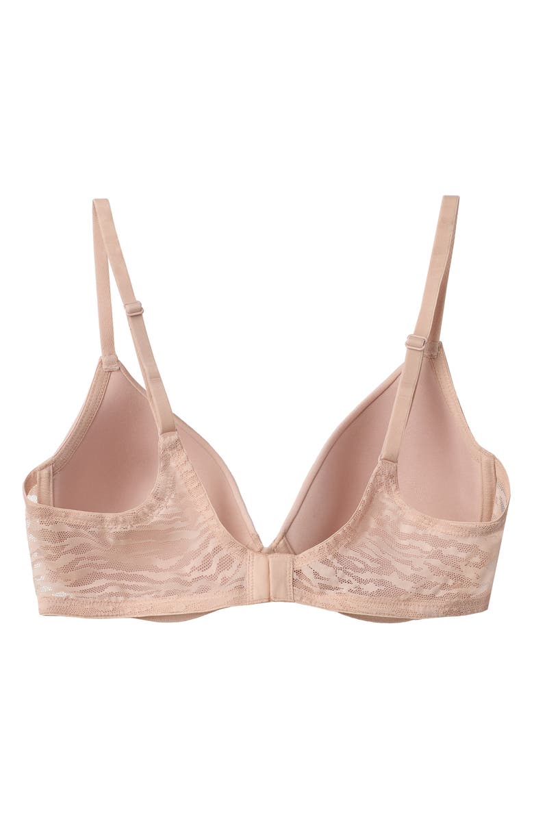 HALSTON Animal Mesh 2-Pack T-Shirt Bras, Alternate, color, 