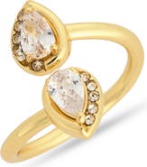 Covet CZ Drop Wrap Ring