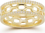 CHLOE AND MADISON Link Band Ring