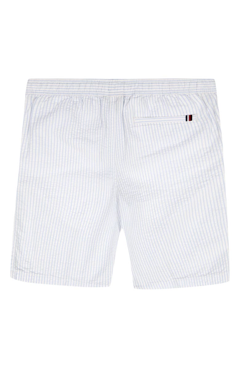 Tommy Hilfiger Kids' Stripe Seersucker Shorts, Alternate, color, Windsurfer