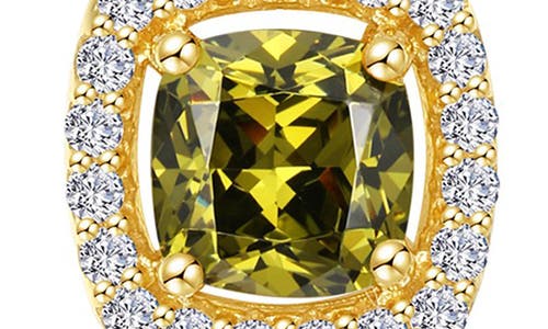 Lafonn Cushion Halo Stud Earrings In Gold