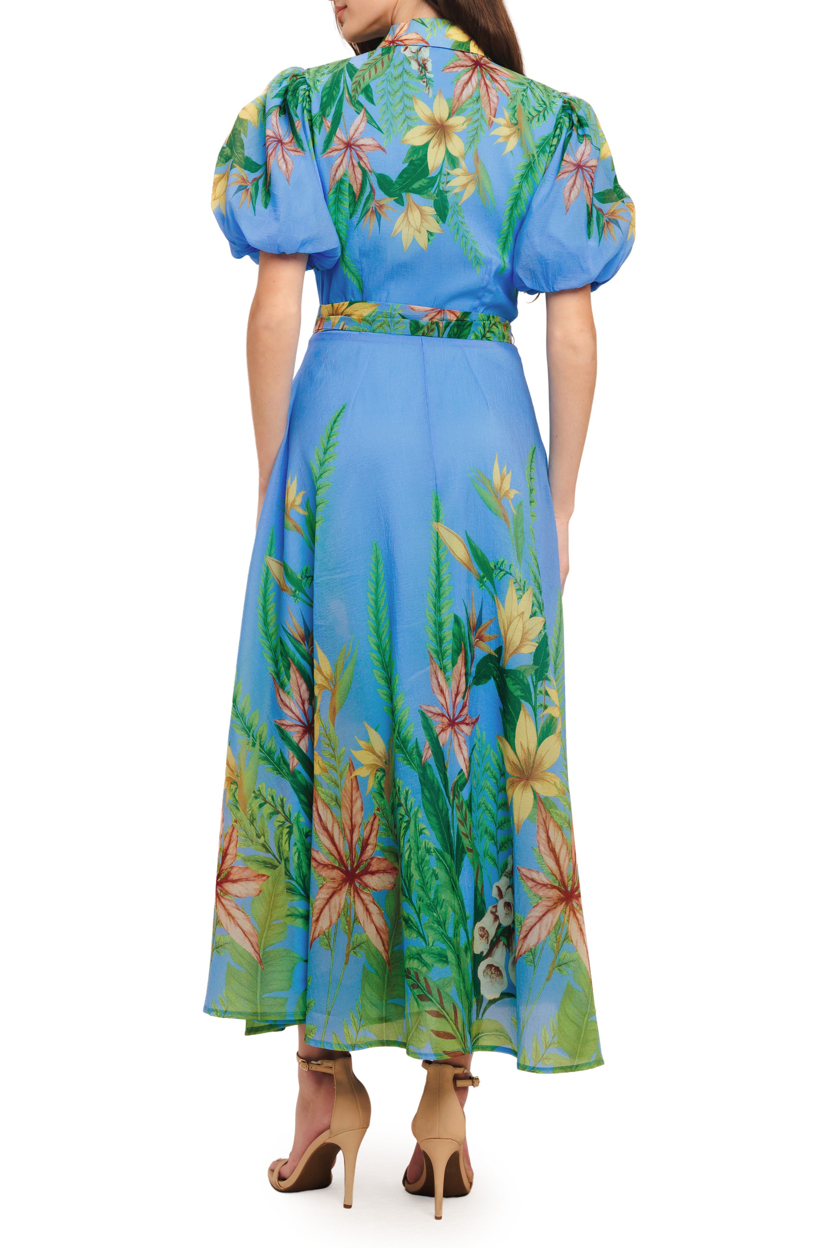 Floral Midi Shirtdress - image 2