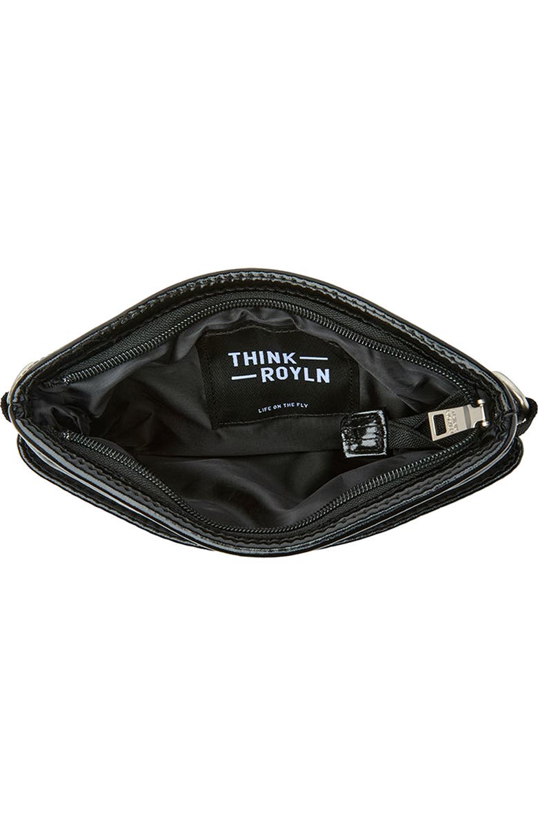 THINK ROYLN Bum Bag, Alternate, color, Black Patent