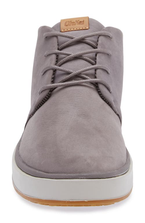 Olukai Papakū 'ili Waterproof Chukka Boot In Gray