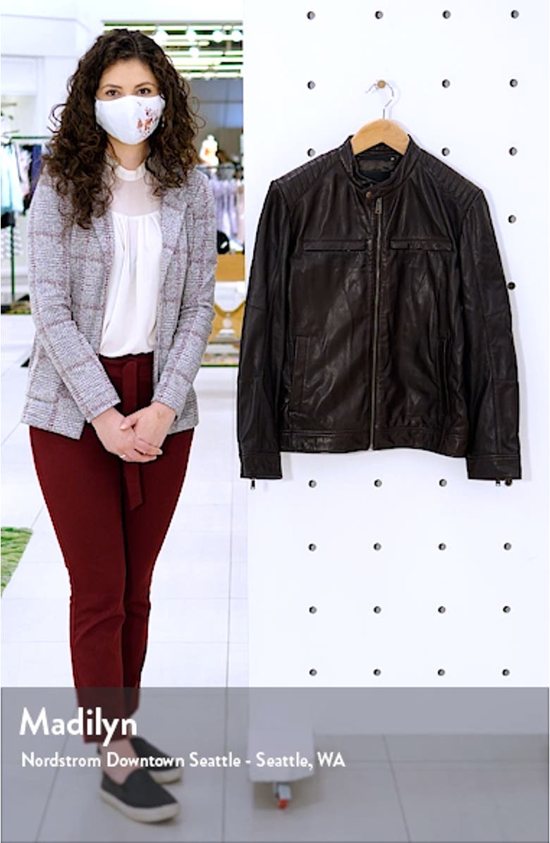 Leather Racer Jacket, sales video thumbnail
