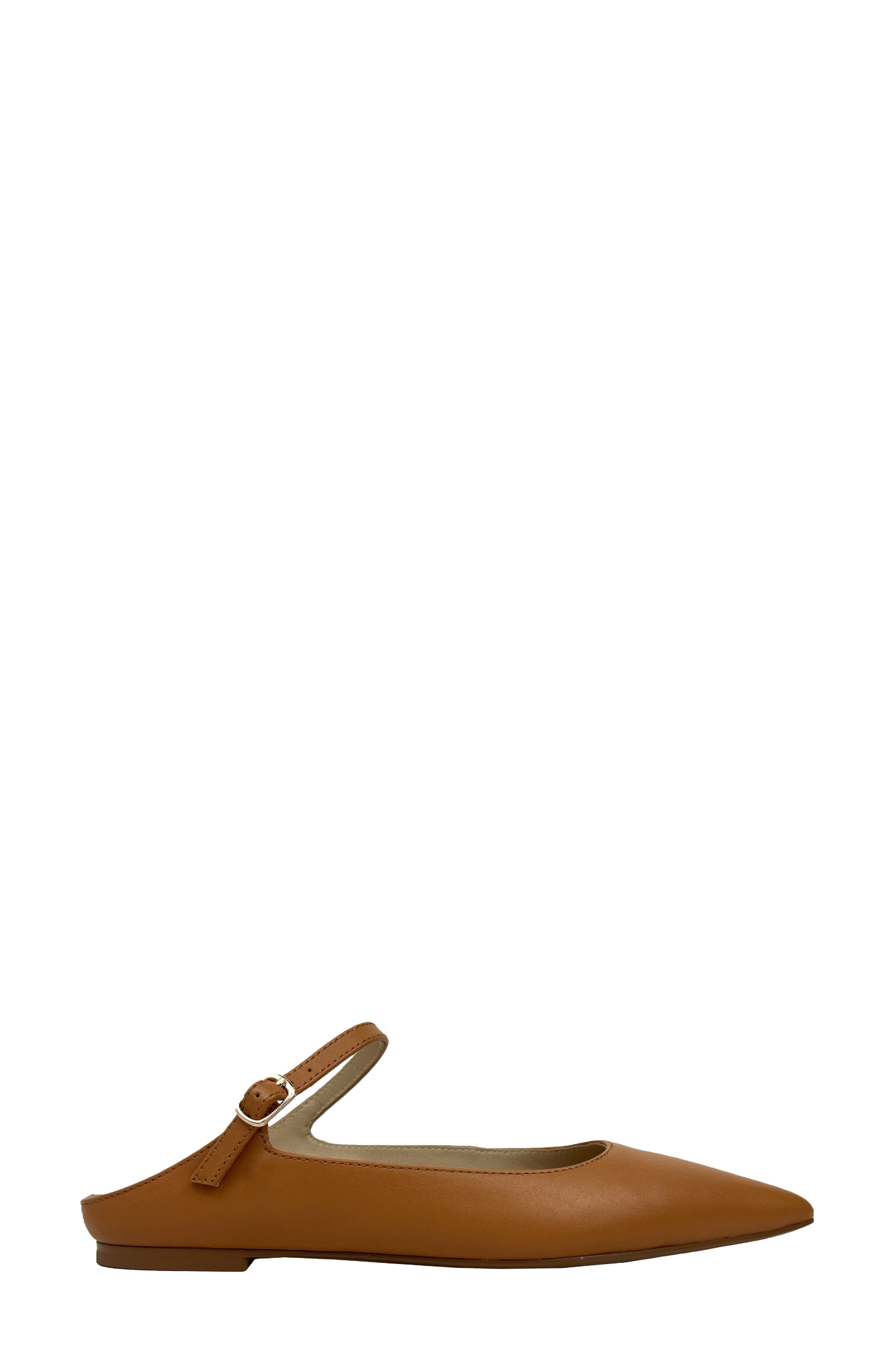 Yosi Samra Vida Pointed Toe Mule, Alternate, color, Whiskey