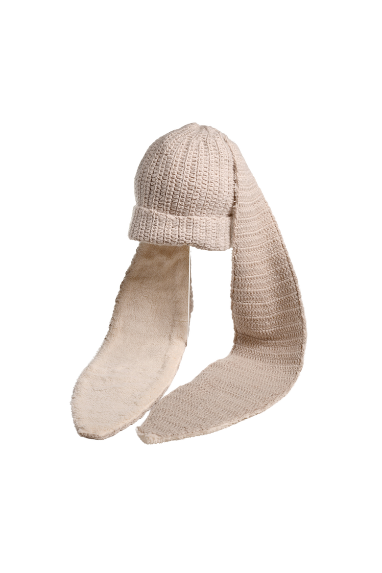 Oversized Ear Beanie, Main, color, Linen