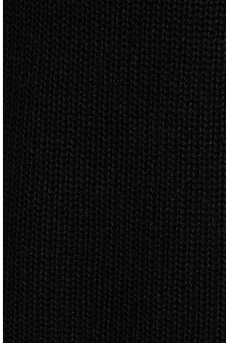 Mock Neck Sweater Vest, Alternate, color, BLACK