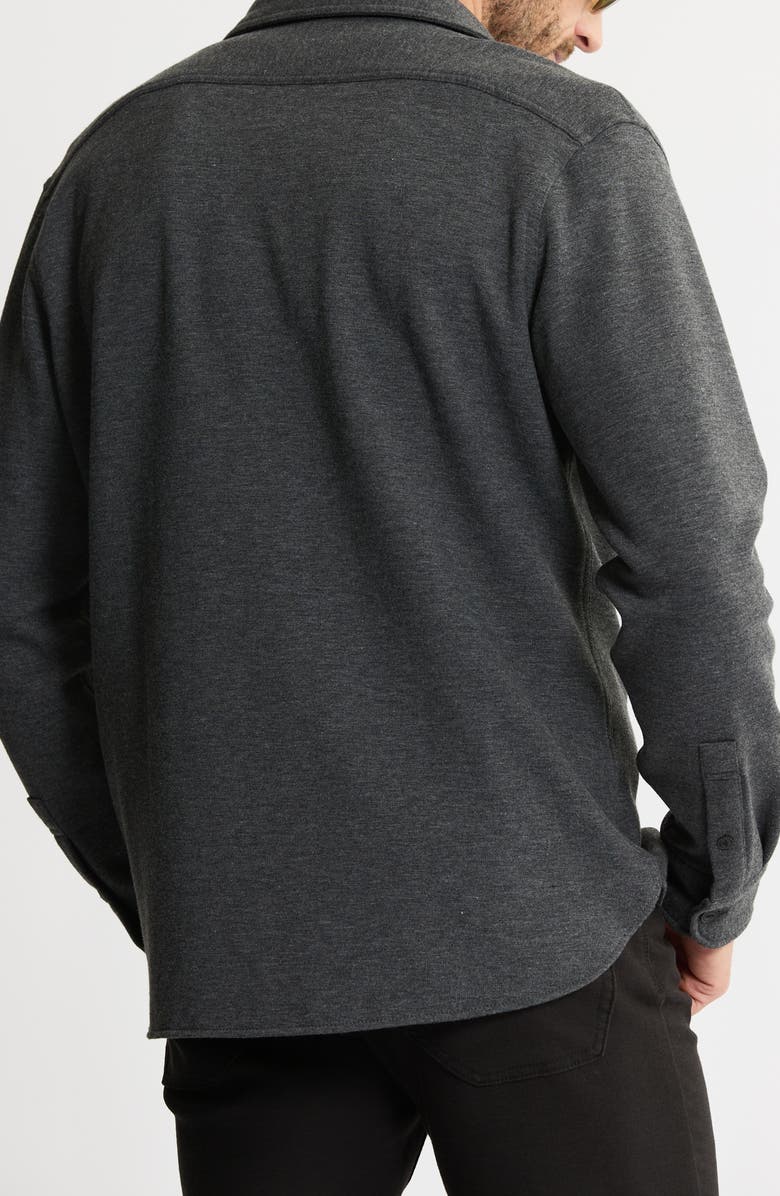 JACHS Knit Shirt Jacket, Alternate, color, Grey