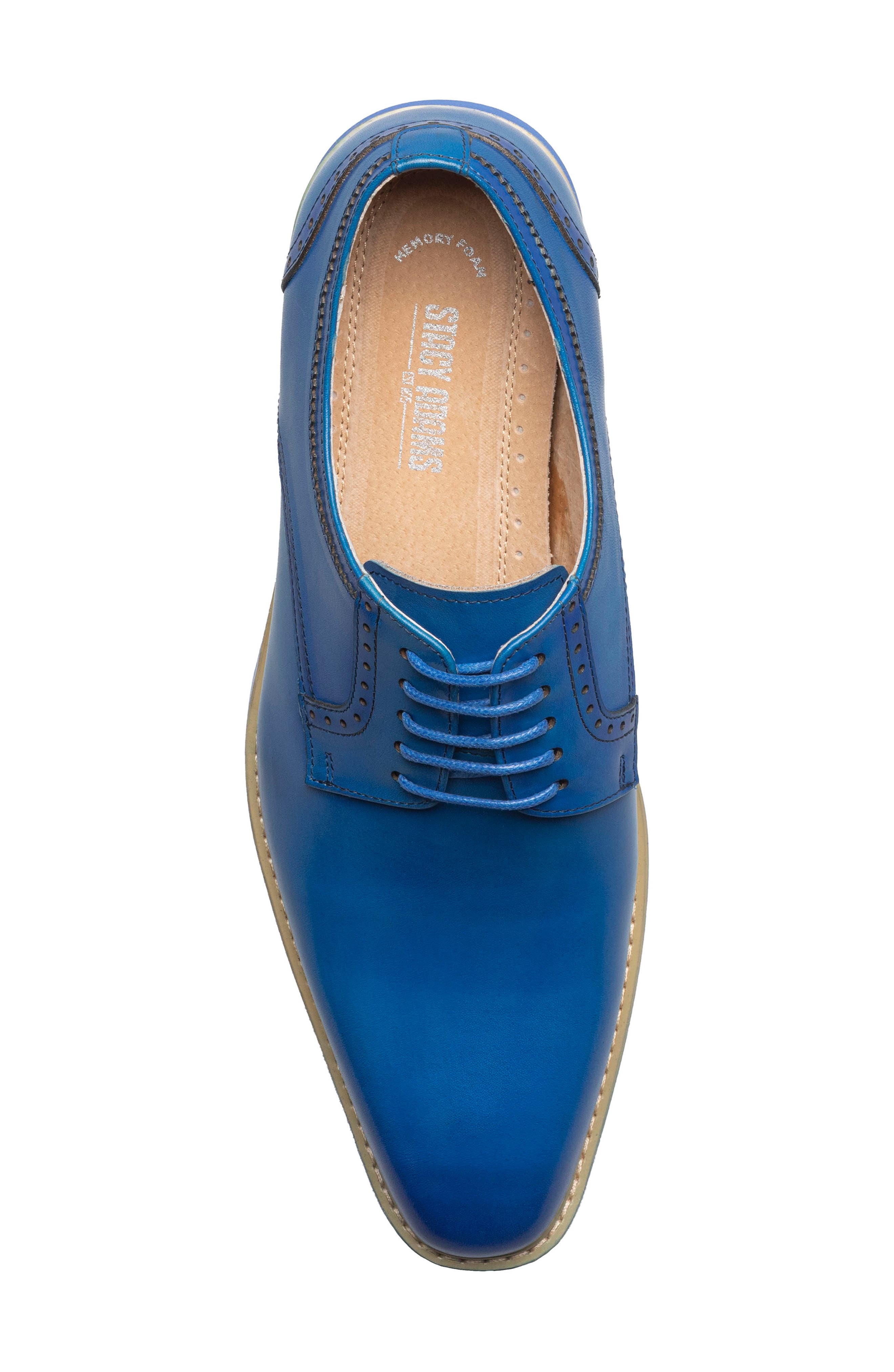 Barringer Derby, Alternate, color, BLUE