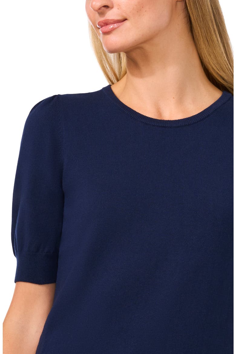 Puff Sleeve Sweater, Alternate, color, CLASSIC NAVY