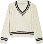 Golden Goose Varsity Crop Sweater
