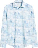 Bugatchi James OoohCotton® Print Button-Up Shirt