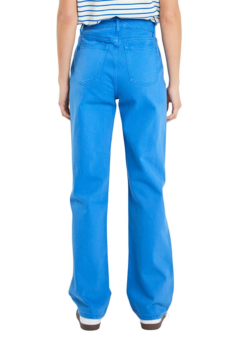 Wide Leg Jeans, Alternate, color, OCEAN BLUE