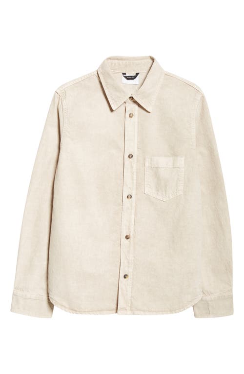 Haikure Ronda Twill Button-up Shirt In Hazelnut