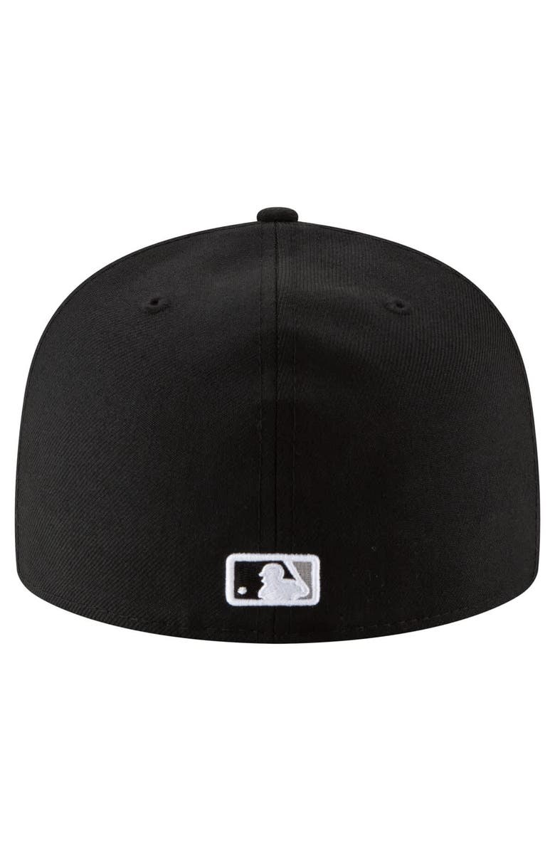 New Era Men's New Era Black Chicago White Sox 125th Anniversary 59FIFTY Fitted Hat, Alternate, color, Black