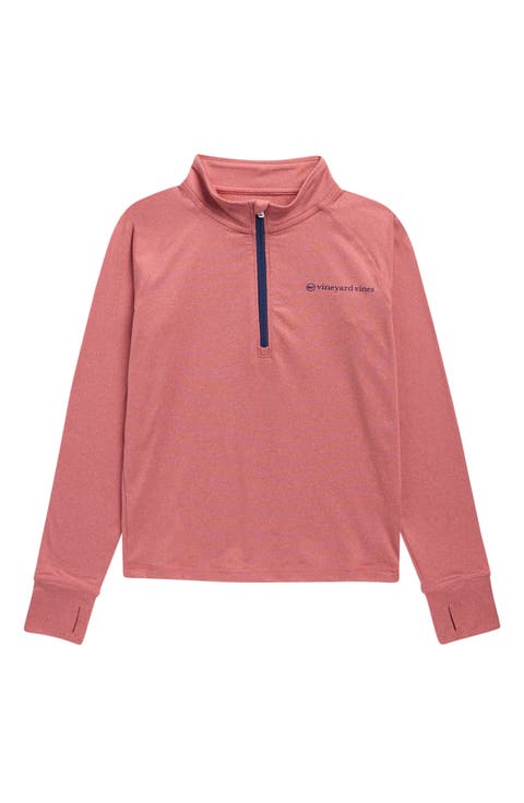 Island Time Raglan Sleeve Quarter Zip Sweatshirt