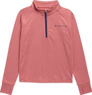 vineyard vines Island Time Raglan Sleeve Quarter Zip Sweatshirt