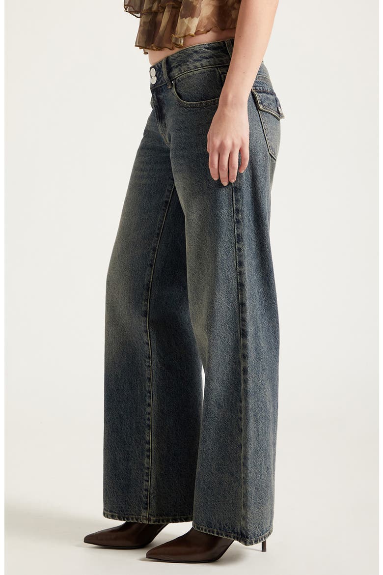 Zoe Girlfriend Jeans, Alternate, color, DARK INDIGO