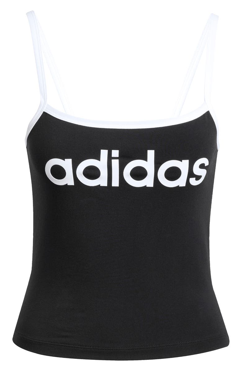 adidas Logo Camisole, Alternate, color, Black