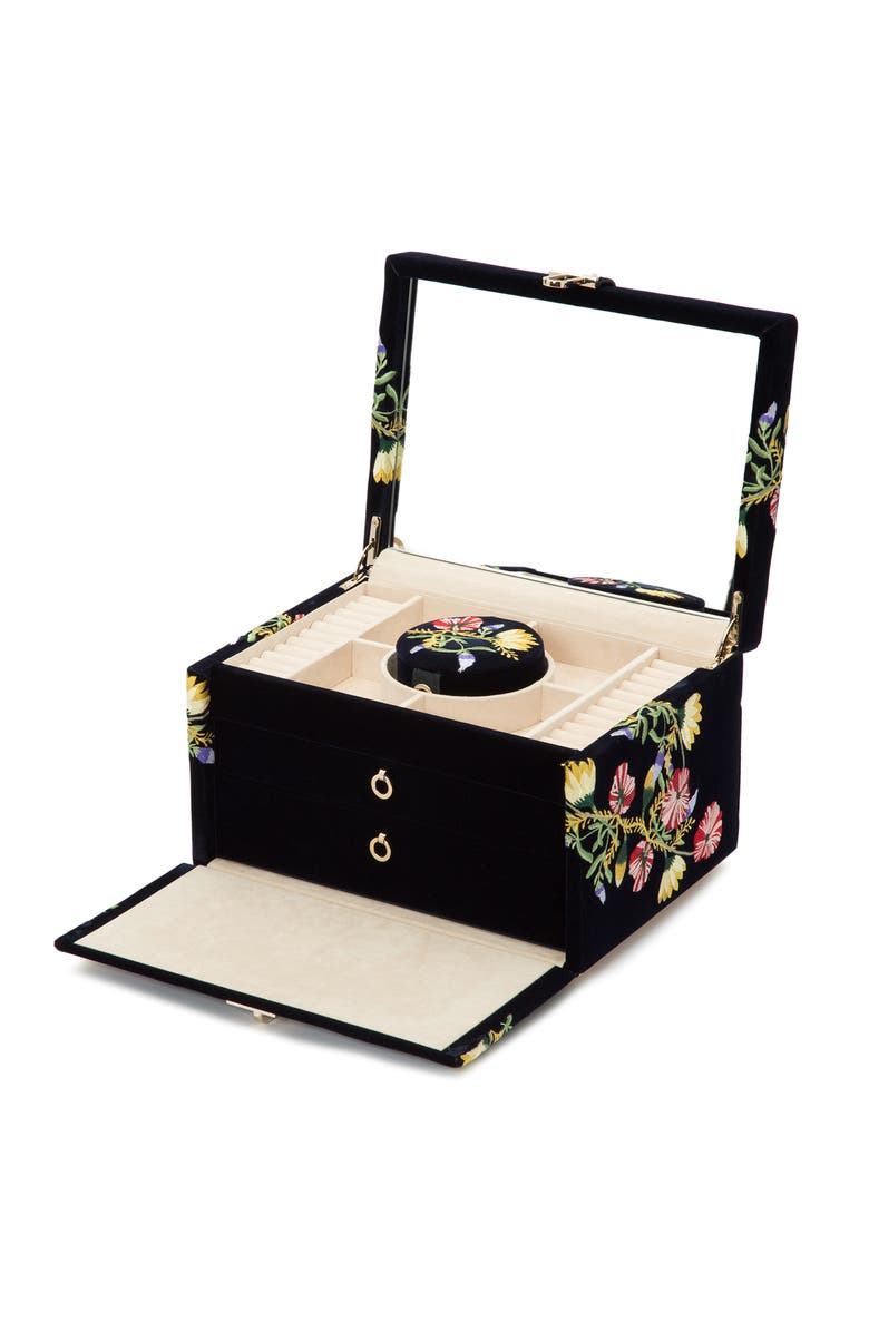 WOLF Zoe Medium Jewelry Box, Alternate, color, Indigo