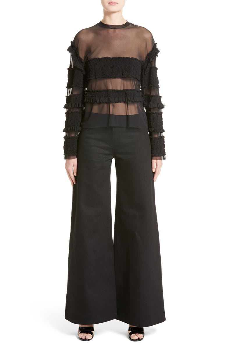 Léa Peckre 'Corm' Flare Leg Jeans, Alternate, color, 