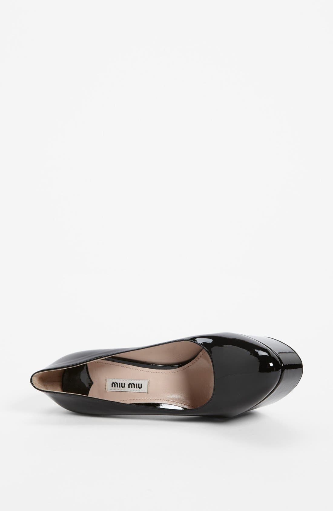 Miu Miu Platform Pump, Alternate, color, 