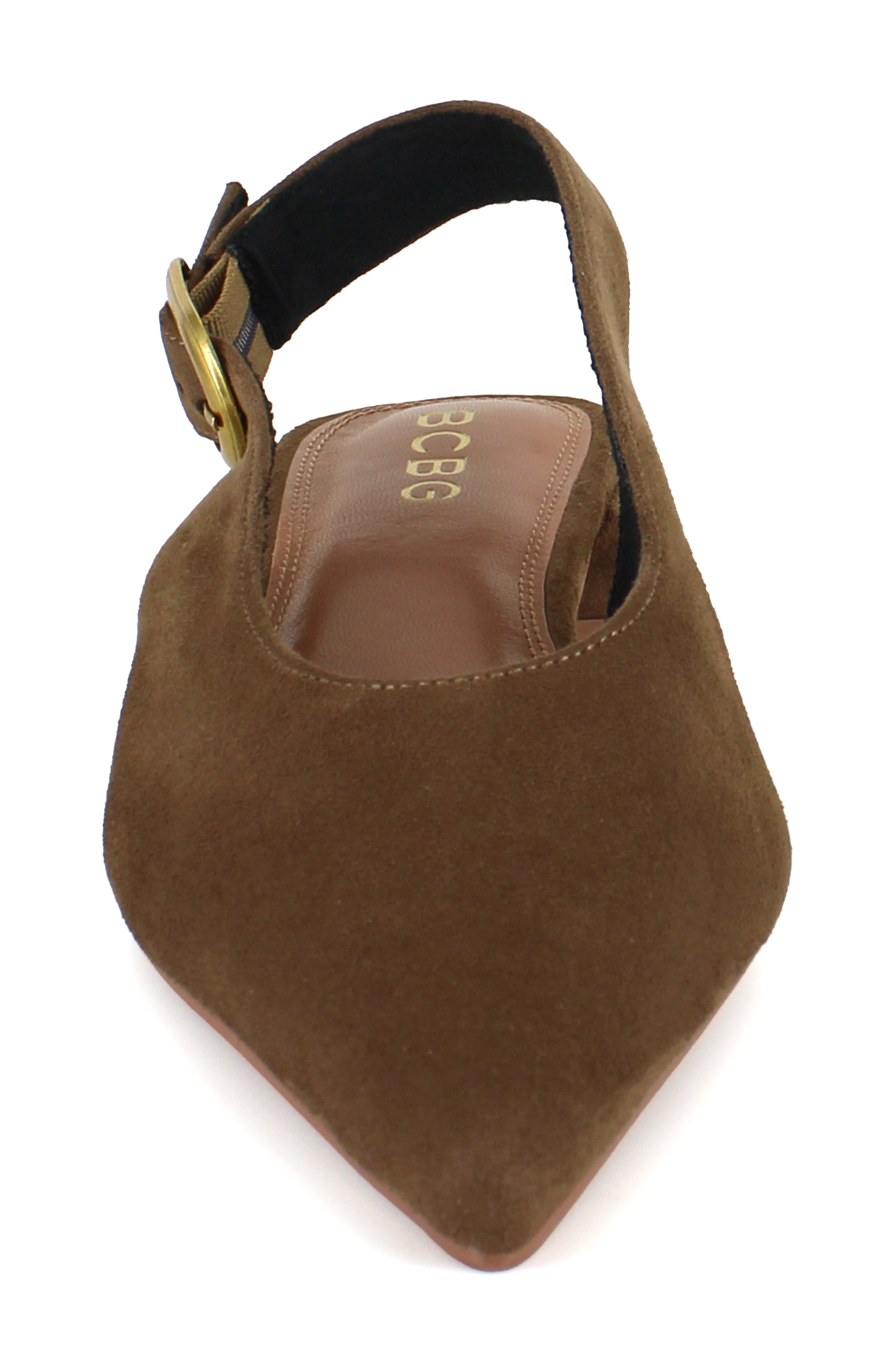 BCBG Leonora Slingback Pointed Toe Pump, Alternate, color, Tan