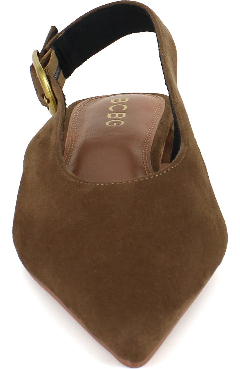 BCBG Leonora Slingback Pointed Toe Pump, Alternate, color, Tan