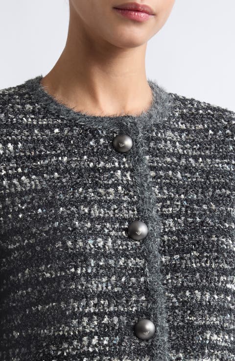 Metallic Tweed Jacket