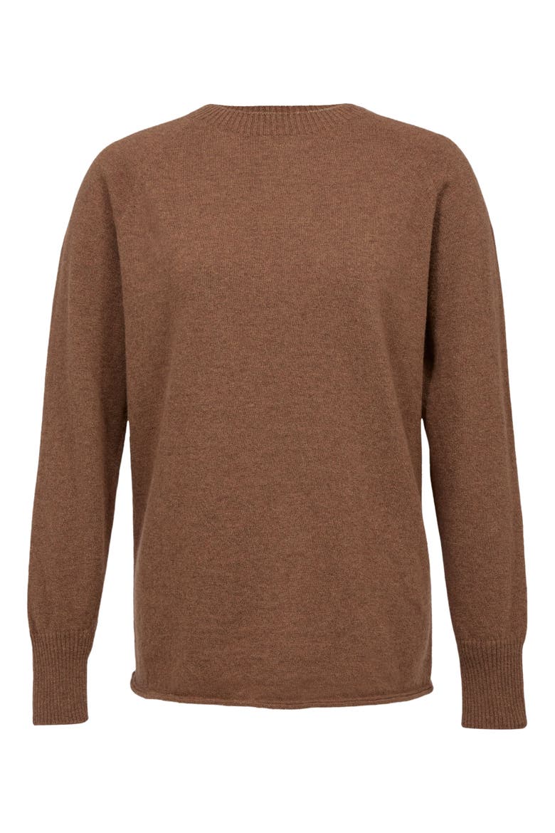 Geelong Slouch Crew Sweater, Alternate, color, RUST