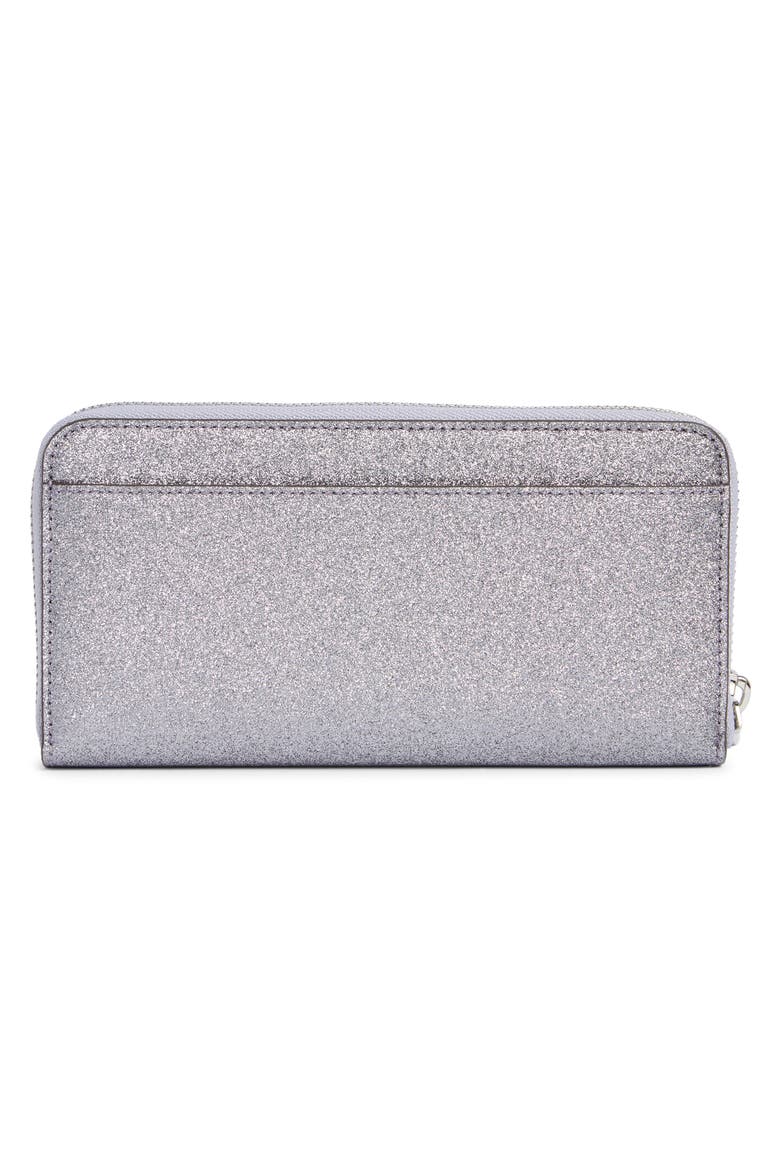 kenzie glitter zip wallet, Alternate, color, CANDIED FLOWER