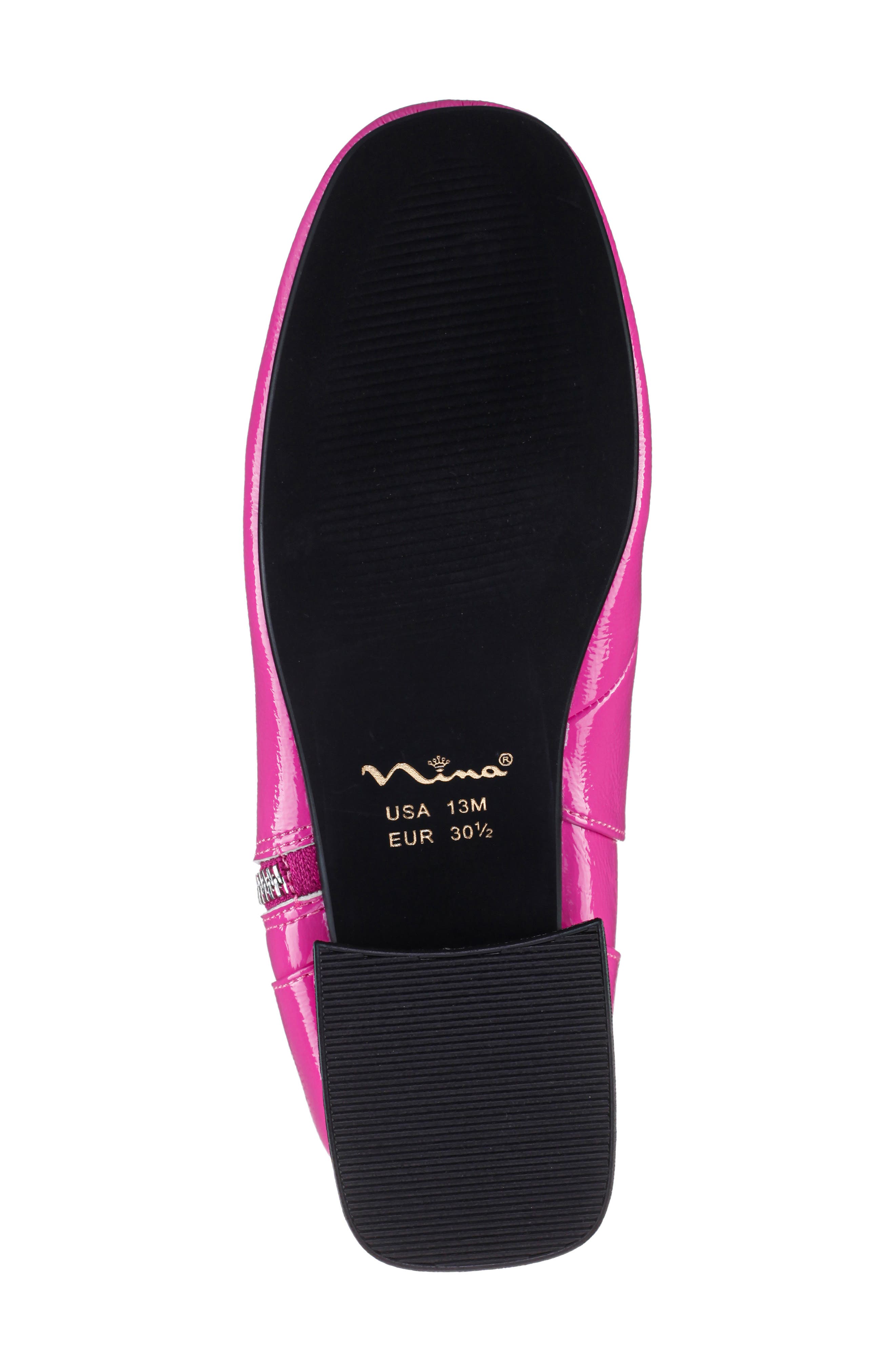 Kids' Heath Bootie, Alternate, color, PINK CRINKLE PATENT