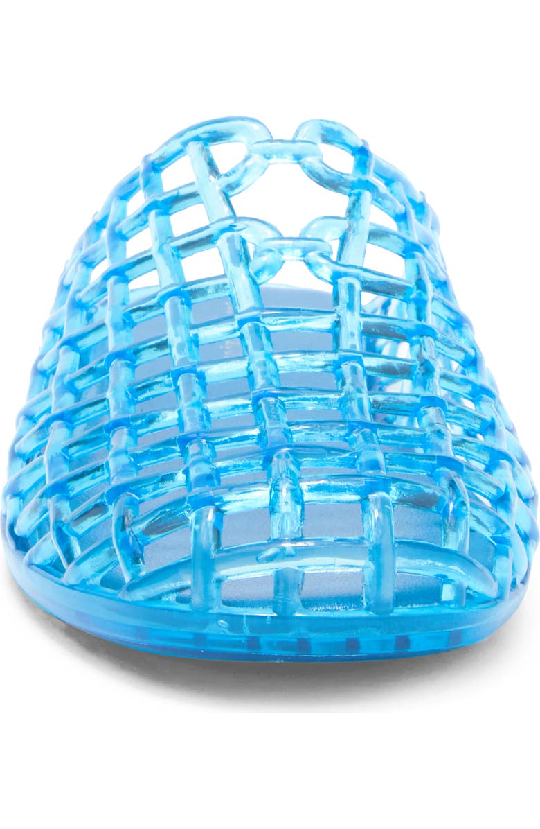 Jeffrey Campbell Sea Glass Jelly Mule, Alternate, color, Blue